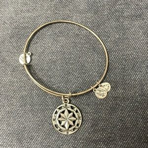 Alex and ani bracelet. Compass charm.
